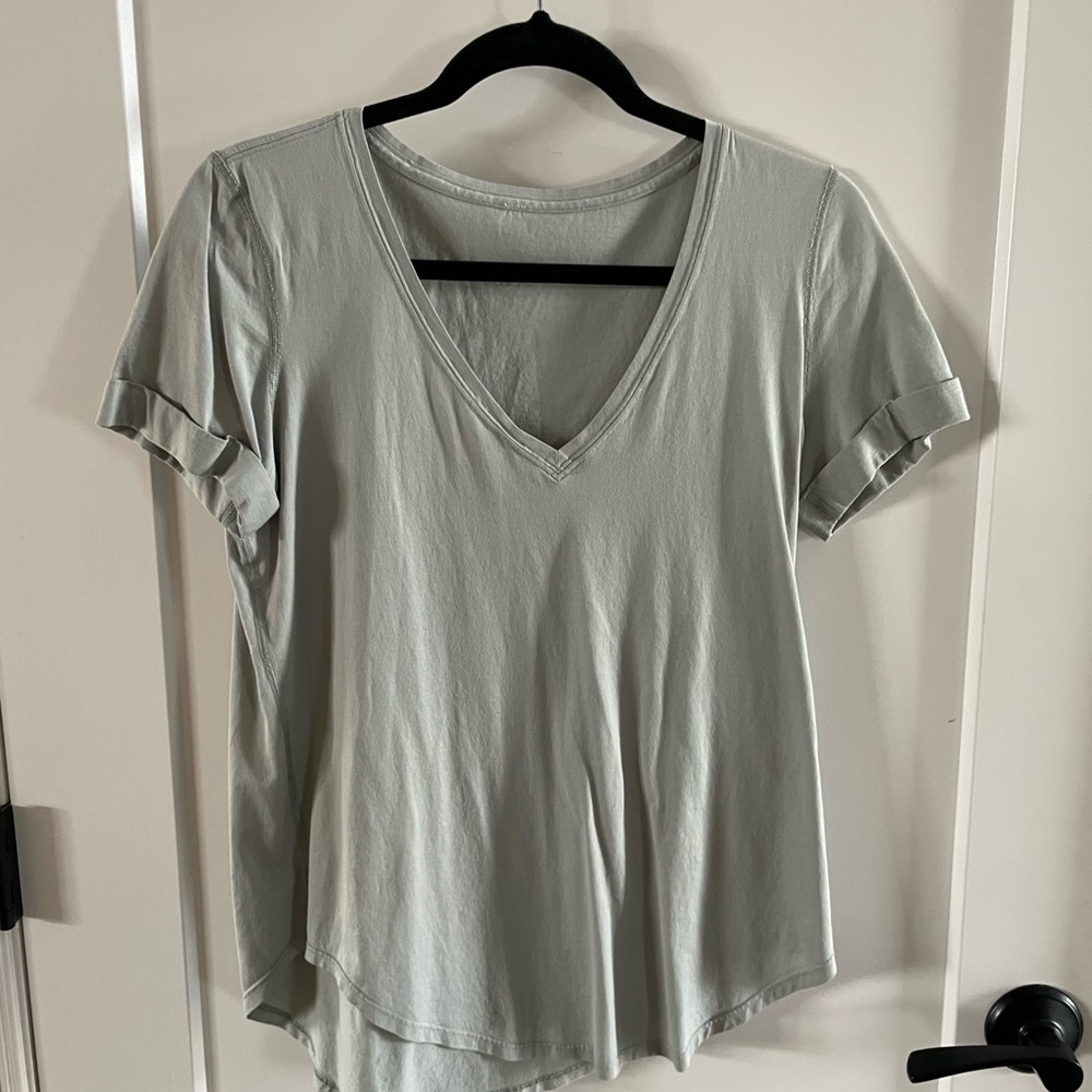 Light Green Lululemon T-shirt
